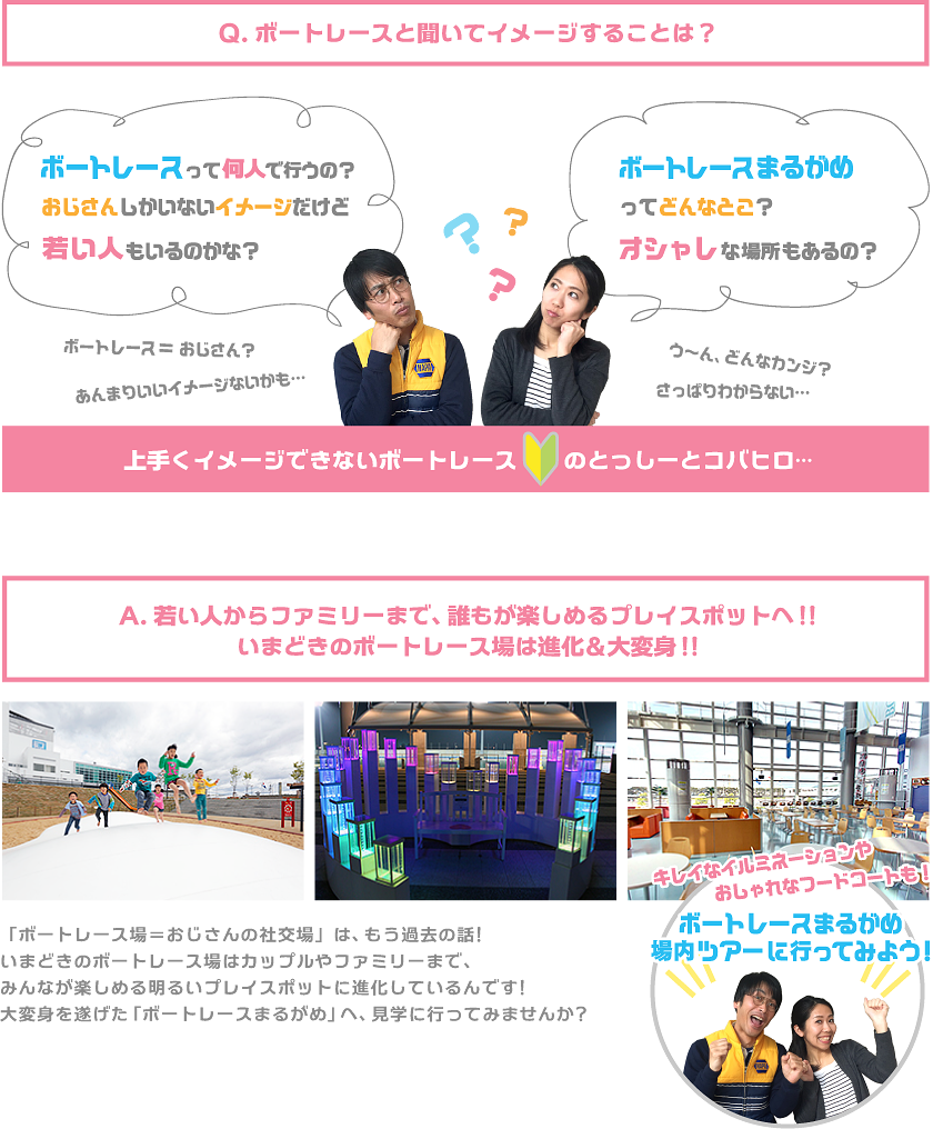 とっしー コバヒロと行く ボートレースまるがめ場内ツアー とっしー コバヒロと行く ボートレースまるがめ場内ツアー